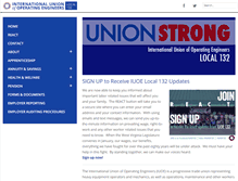 Tablet Screenshot of iuoe132.org